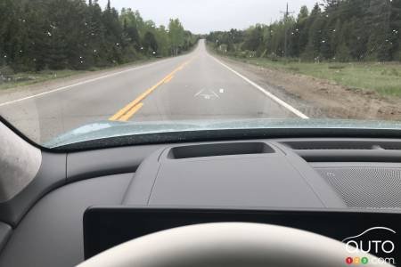 The only road when you come off the ferry on Georgian Bay is Route 6 sur Manitoulin Island